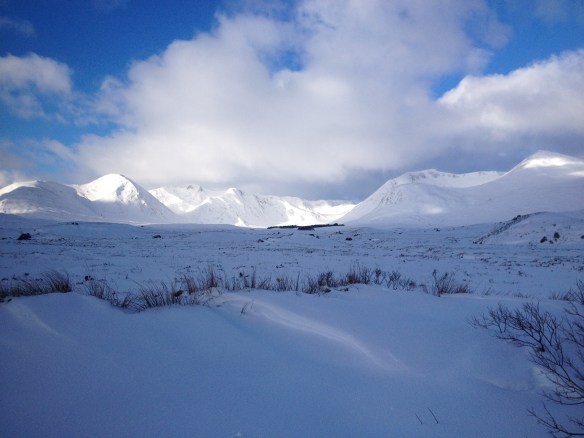 the black mount from ranch moor